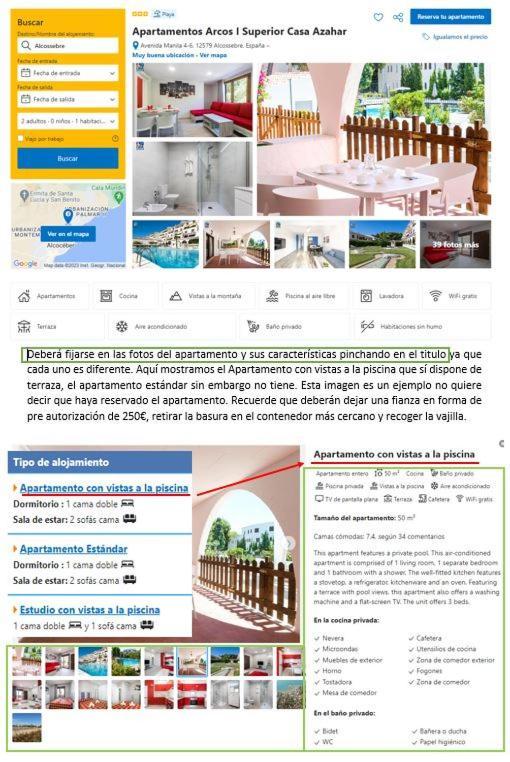 Apartamentos Arcos I Superior Casa Azahar Alcoceber Экстерьер фото